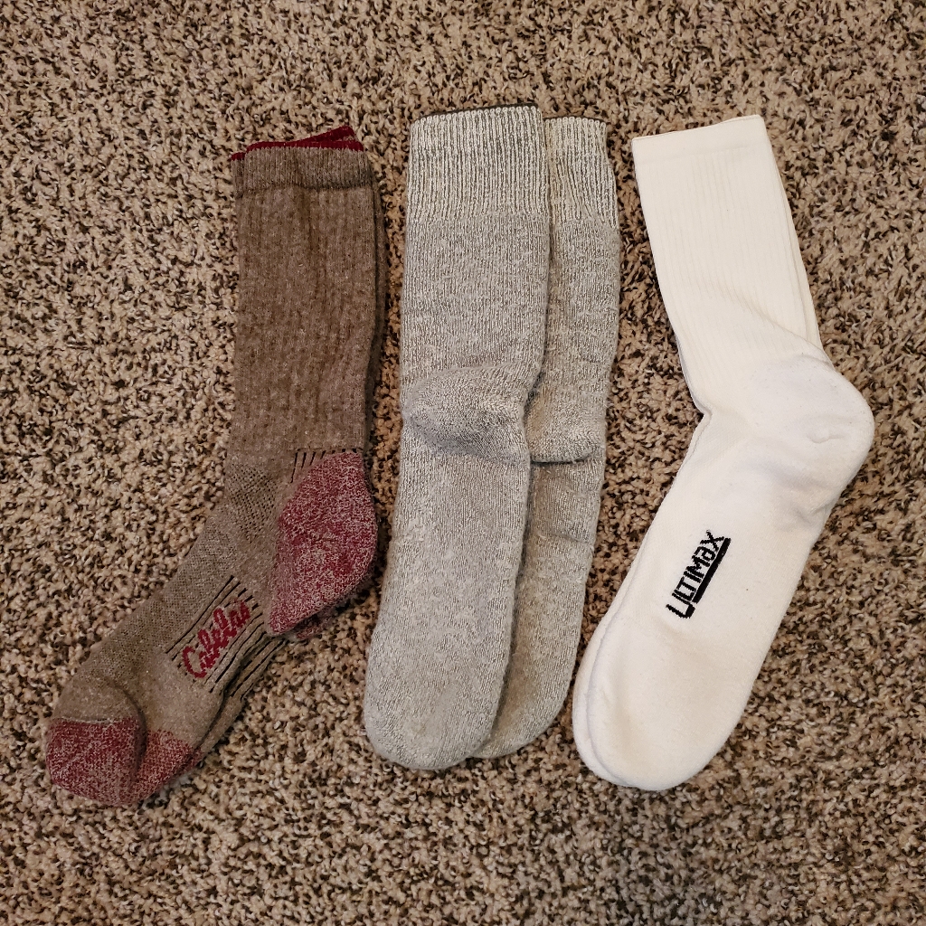 Mens Wool Blend Winter Warm Socks